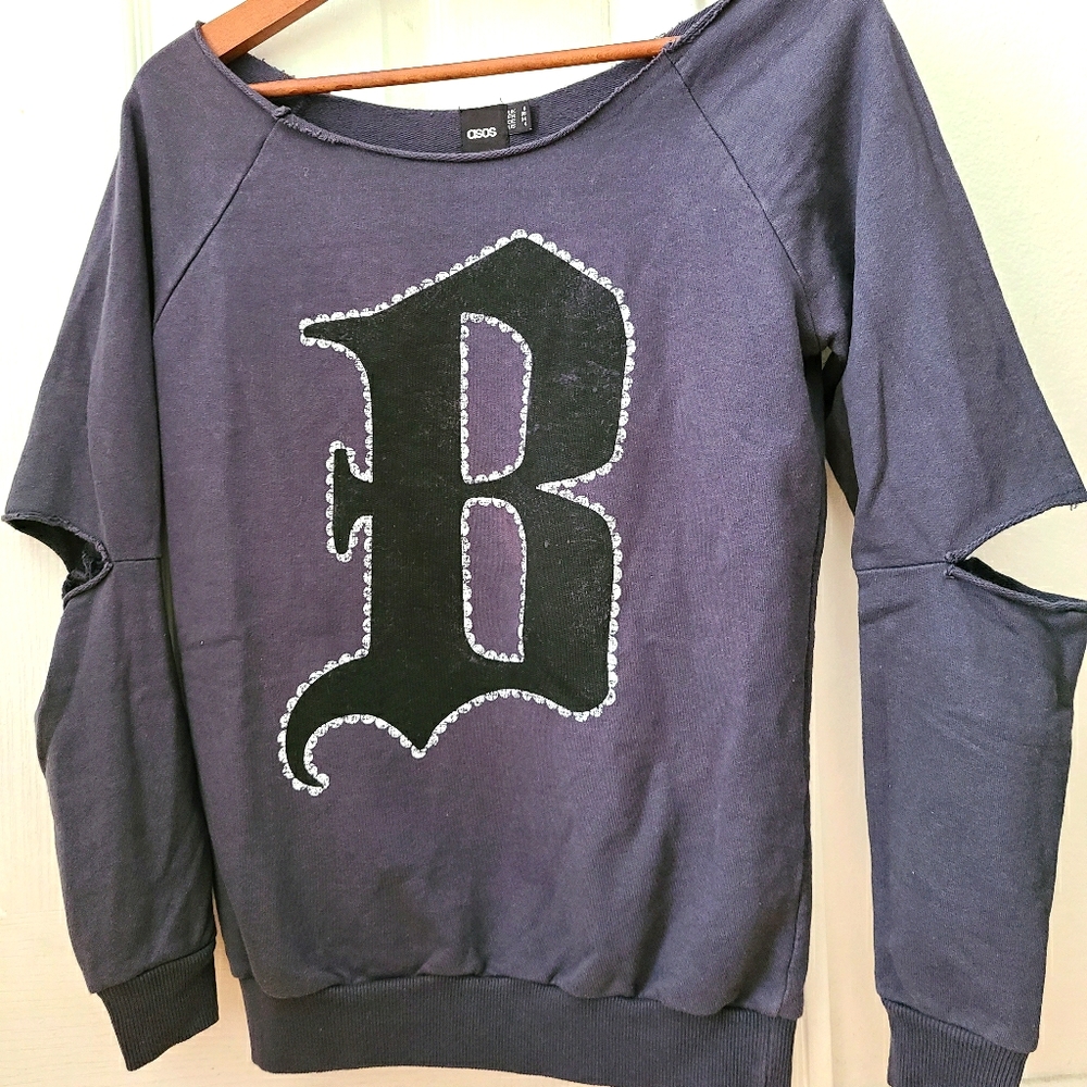 ASOS Navy Sweater Pullover Size 4